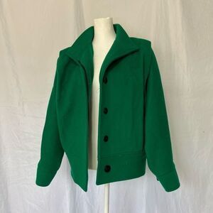 Vintage Capri Marie Mirisola Women's XL Wool Green Peacoat